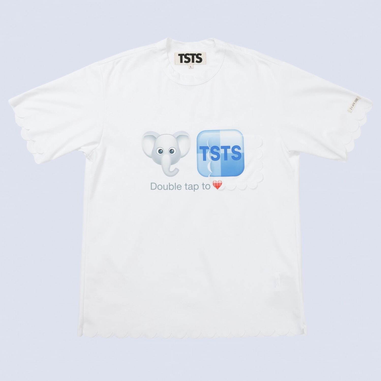 TSTS“白い象”絵文字Tシャツがドーバー銀座で、村上隆の作品着想もくもくカッティング｜写真3