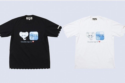 TSTS“白い象”絵文字Tシャツがドーバー銀座で、村上隆の作品着想もくもくカッティング
