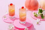 コンラッド東京“ピンク一色”ピーチアフタヌーンティー、桃型ムースや白桃ピューレのグラススイーツ｜写真3