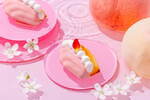 コンラッド東京“ピンク一色”ピーチアフタヌーンティー、桃型ムースや白桃ピューレのグラススイーツ｜写真6