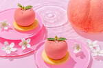 コンラッド東京“ピンク一色”ピーチアフタヌーンティー、桃型ムースや白桃ピューレのグラススイーツ｜写真2