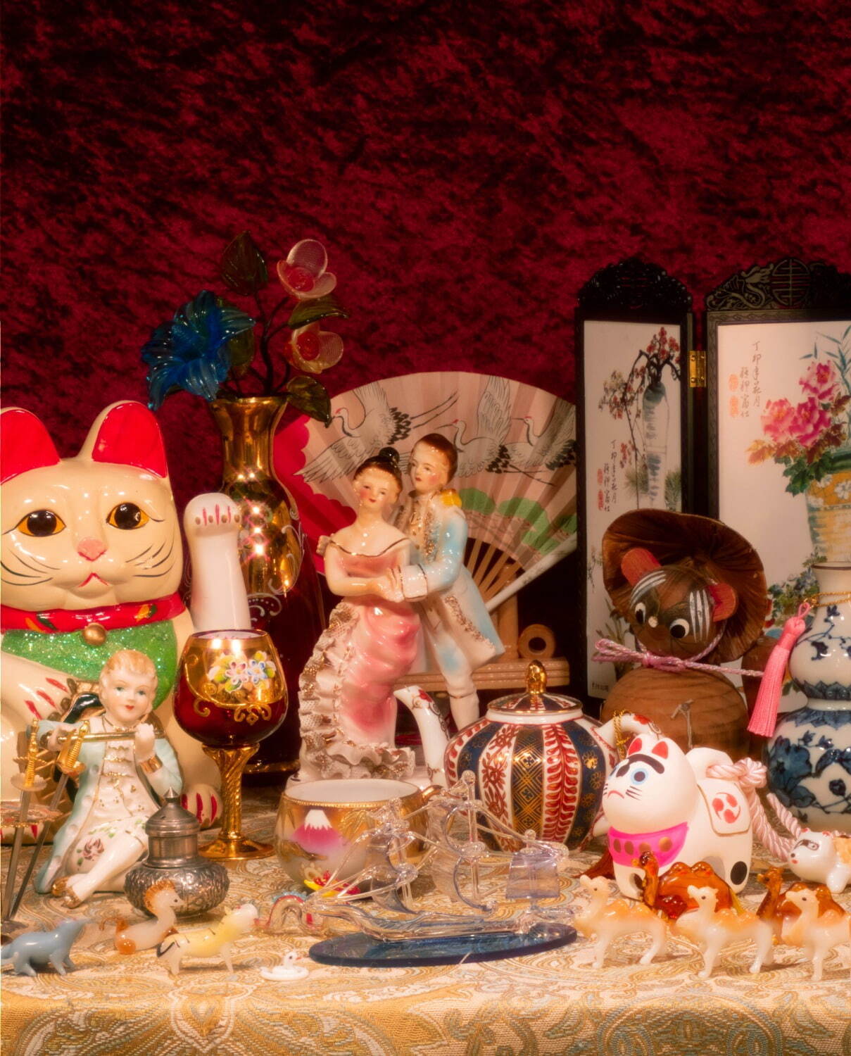 桃源郷の土産物屋「小楽園」“タッセル付き”お茶箱、金木犀のように甘く香る烏龍茶＆八重桜入り緑茶｜写真8