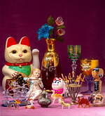 桃源郷の土産物屋「小楽園」“タッセル付き”お茶箱、金木犀のように甘く香る烏龍茶＆八重桜入り緑茶｜写真9