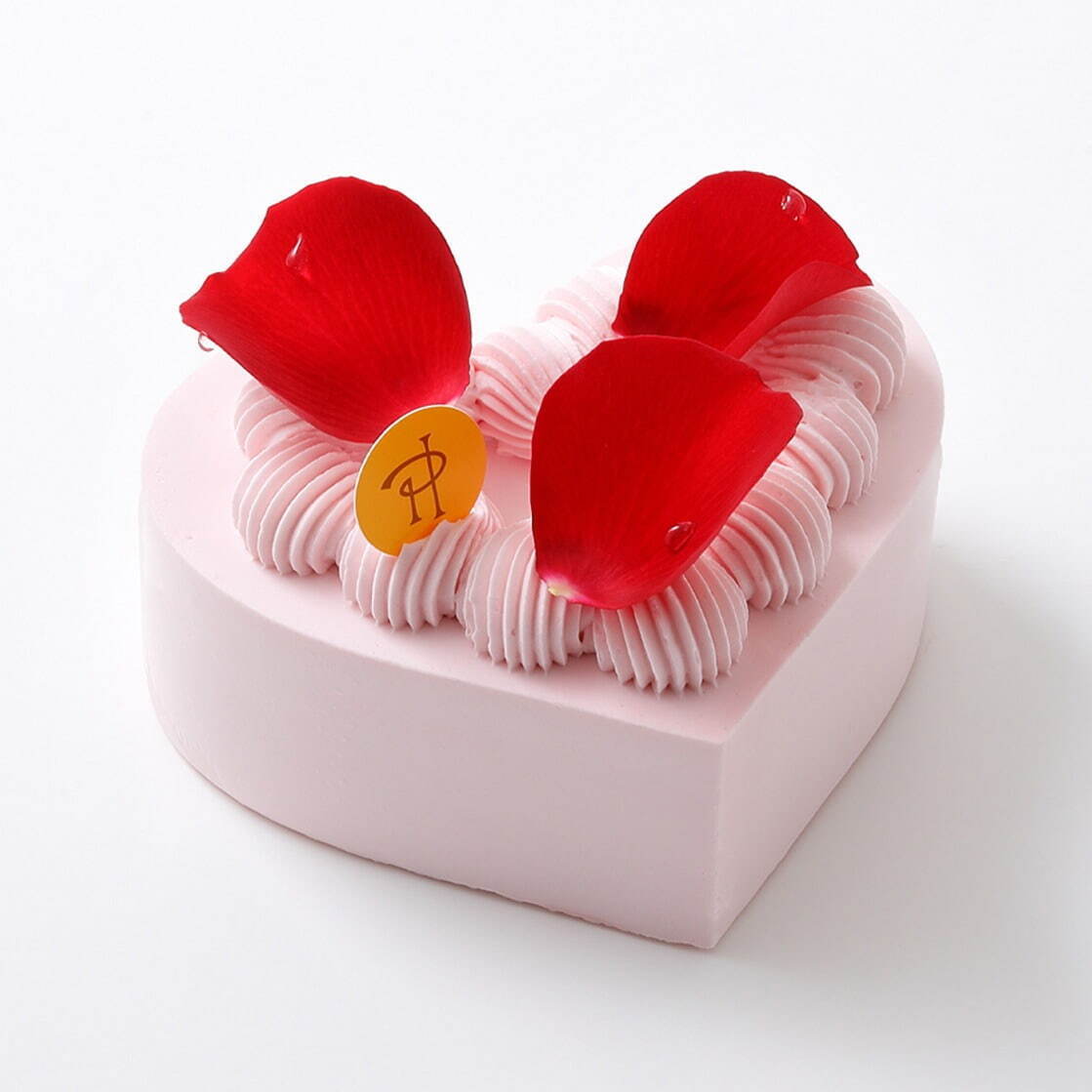ピエール・エルメ・パリ「ハート型ケーキ」薔薇クリーム＆ライチ