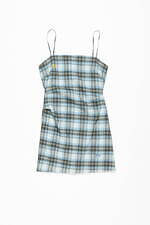 アクネ ストゥディオズ25年春夏、“果実ラベル”配したチェック柄ドレス＆だまし絵デニムパンツ｜写真7