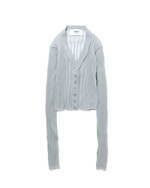 ジェーン スミス“シアー×クロップド丈”のロングスリーブカーディガン、カバーコード限定で｜写真3