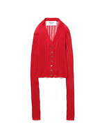 ジェーン スミス“シアー×クロップド丈”のロングスリーブカーディガン、カバーコード限定で｜写真6