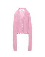 ジェーン スミス“シアー×クロップド丈”のロングスリーブカーディガン、カバーコード限定で｜写真5