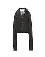 ジェーン スミス“シアー×クロップド丈”のロングスリーブカーディガン、カバーコード限定で｜写真4