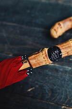 Y’sの晴雨兼用傘 - 大きなロゴ＆プレート付き、トラディショナル ウェザーウェアとコラボ｜写真2