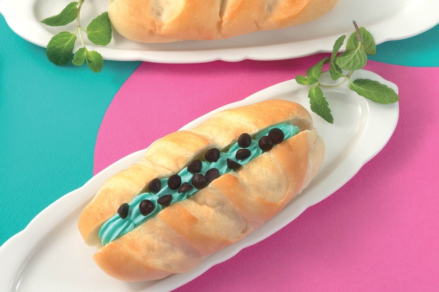 “チョコミントグルメ”が東武池袋に集結、ミントホイップ×チョコチップパンやスイーツなど約55種類