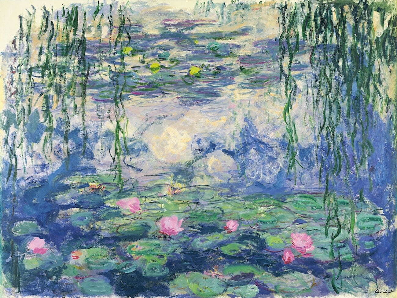 クロード・モネ 《睡蓮》 1916〜19年頃
油彩／カンヴァス マルモッタン・モネ美術館、パリ
© musée Marmottan Monet