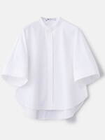 プラステ×ハルノブムラタ、ヴィンテージ風コットンのボリュームシャツ＆光沢サテンジャケット｜写真2