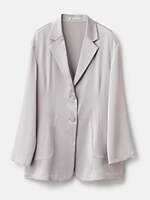 プラステ×ハルノブムラタ、ヴィンテージ風コットンのボリュームシャツ＆光沢サテンジャケット｜写真9