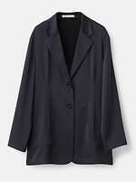 プラステ×ハルノブムラタ、ヴィンテージ風コットンのボリュームシャツ＆光沢サテンジャケット｜写真12