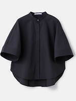 プラステ×ハルノブムラタ、ヴィンテージ風コットンのボリュームシャツ＆光沢サテンジャケット｜写真7