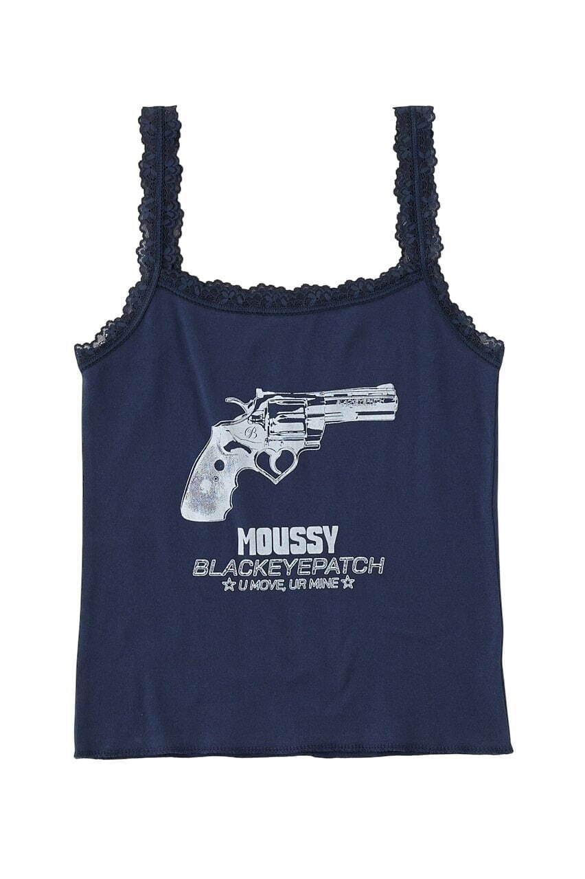 マウジー×ブラック アイ パッチ ウーマン、“ハートロゴ”のピタッとTシャツやフリルキャミソール｜写真8