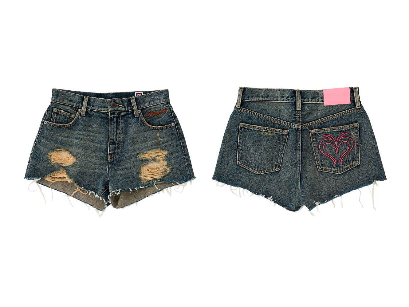 マウジー×ブラック アイ パッチ ウーマン、“ハートロゴ”のピタッとTシャツやフリルキャミソール｜写真12