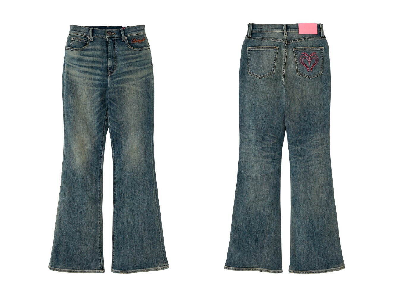 マウジー×ブラック アイ パッチ ウーマン、“ハートロゴ”のピタッとTシャツやフリルキャミソール｜写真11