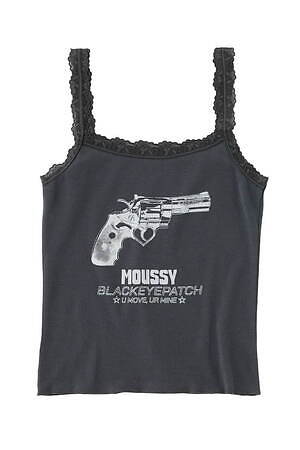 マウジー×ブラック アイ パッチ ウーマン、“ハートロゴ”のピタッとTシャツやフリルキャミソール｜写真7