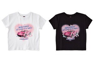マウジー×ブラック アイ パッチ ウーマン、“ハートロゴ”のピタッとTシャツやフリルキャミソール