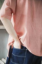 ナイスネスのアーバンリサーチ限定半袖シャツ、手紡ぎ・手織りの“格子柄”コットンで｜写真7