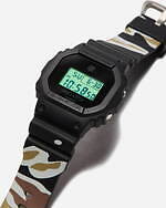 アンディフィーテッド×G-SHOCK“付け替えバンド”腕時計、カモ柄や