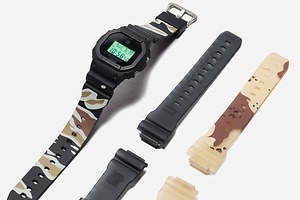 アンディフィーテッド×G-SHOCK“付け替えバンド”腕時計、カモ柄やマットブラックでアレンジ | アンディフィーテッド