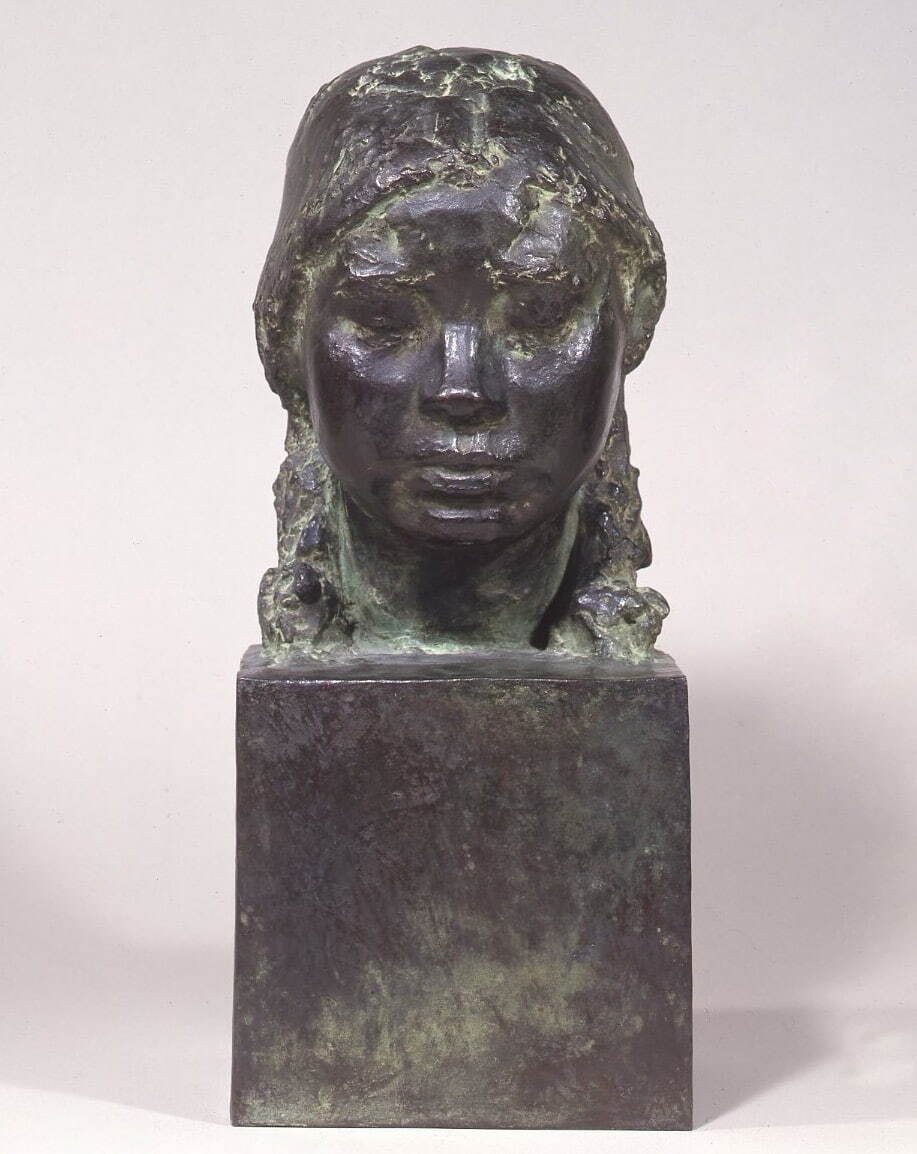 安藤照 《女の首》 大正12年(1923年) 鹿児島市立美術館蔵