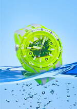 スウォッチ“クラゲ着想”スケルトン腕時計、クリアブルーやイエローなどダイバーズウォッチ全5色｜写真9