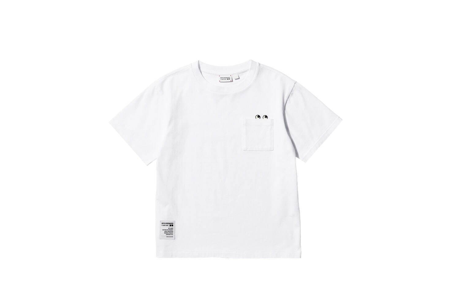 ユニクロ×アニヤ・ハインドマーチ25年夏、“目”モチーフと手縫い風ステッチのTシャツやポーチ｜写真21