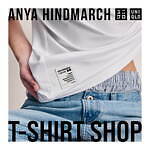 ユニクロ×アニヤ・ハインドマーチ25年夏、“目”モチーフと手縫い風ステッチのTシャツやポーチ｜写真22