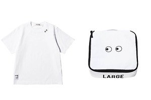 ユニクロ×アニヤ・ハインドマーチ25年夏、“目”モチーフと手縫い風ステッチのTシャツやポーチ