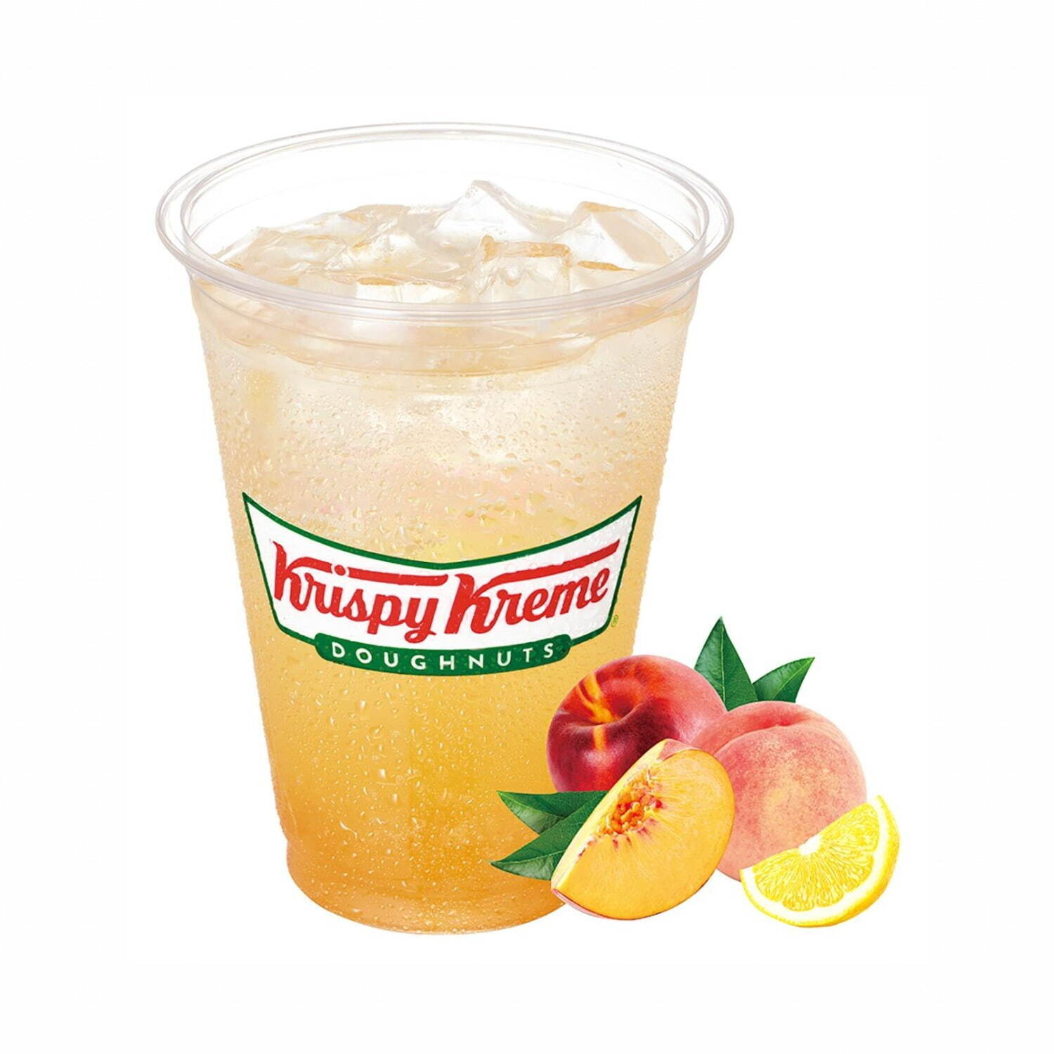 「ピーチジェリー in ソーダ トリプル ピーチ レモネード」615円(イートイン 627円)