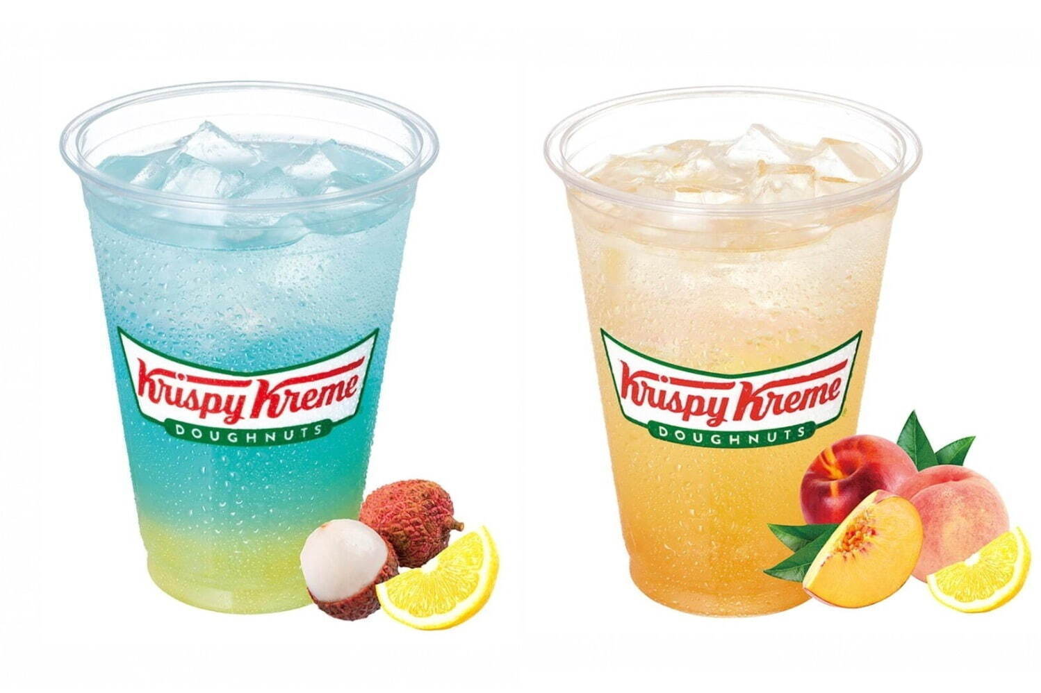 ホットドリンク｜クリスピー・クリーム・ドーナツ夏限定ドリンク、“ぷるぷる”白桃ジェリー入りの爽快レモネード