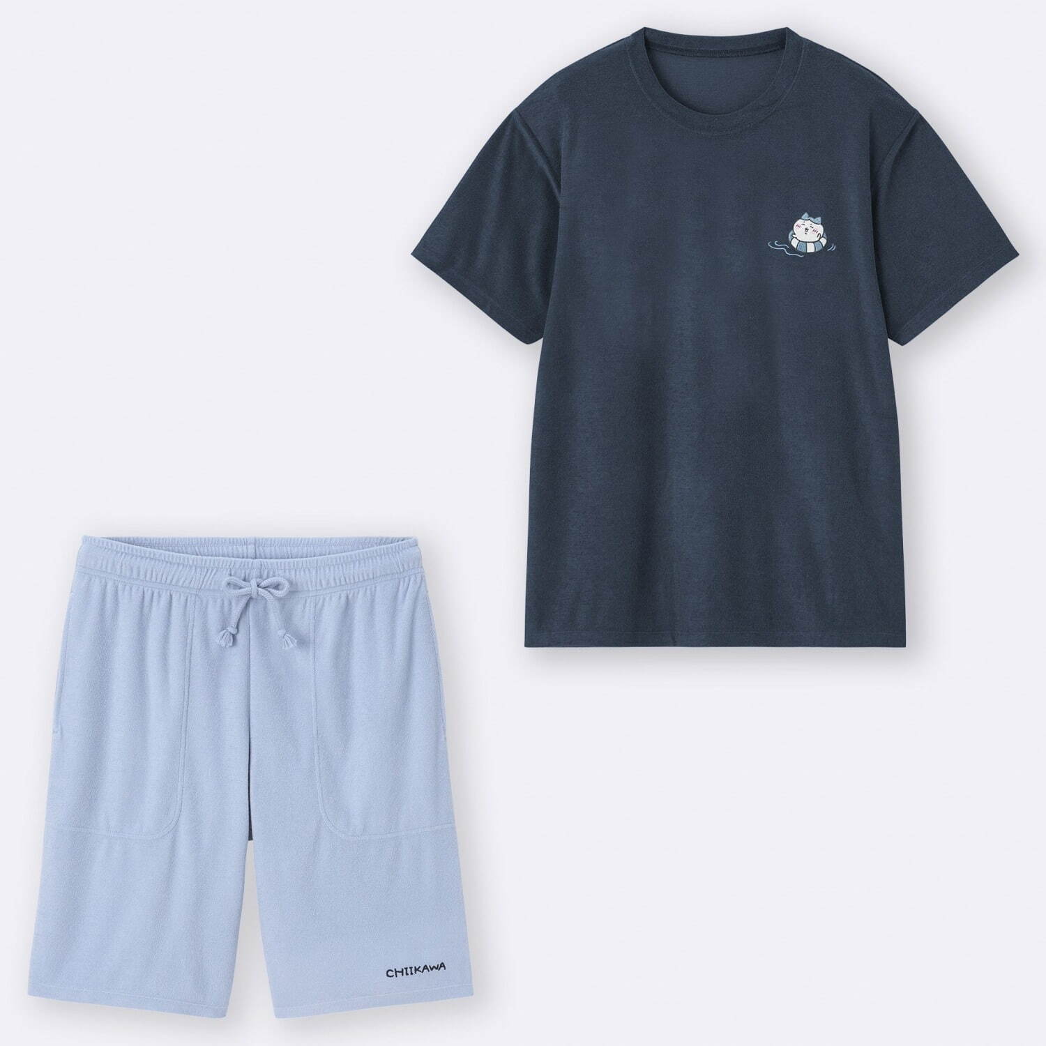 GU「ちいかわ」コラボ第4弾、“夏を満喫”ハチワレTシャツやサングラスうさぎのポーチ付きバッグ｜写真26