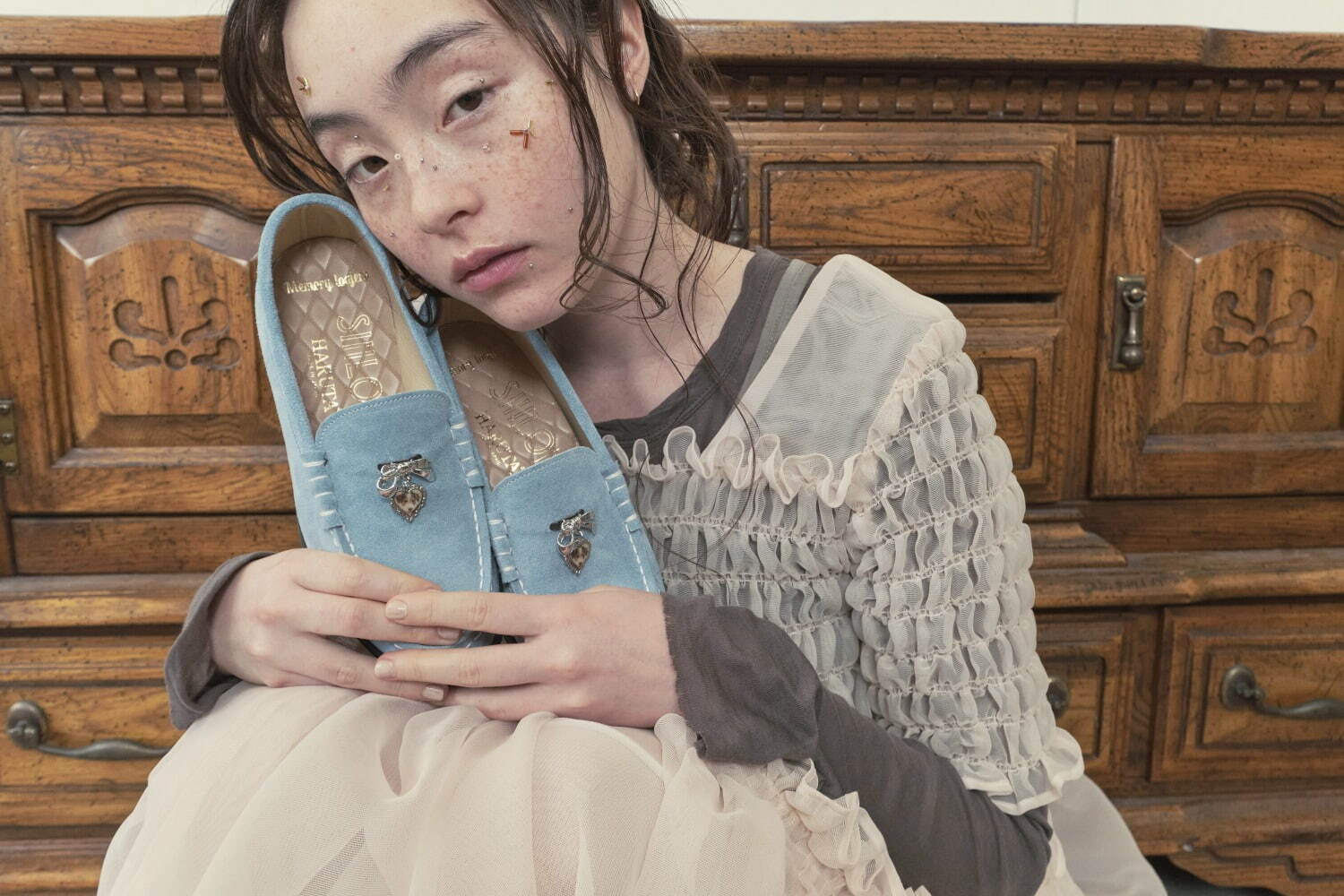 シーロン×ハルタのコラボローファー、“ヴィンテージ風”ハート＆ベアチャーム付き｜写真13
