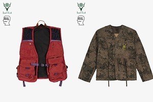 サウス2 ウエスト8×ブレインデッド、“カモフラージュ柄”ジャケットやフィッシングベスト | サウス2 ウエスト8