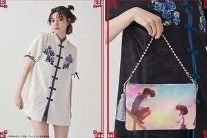ジュエティ『らんま1/2』“チャイナ服風”ワンピース、アニメシーン切り取ったチェーン付きポーチも