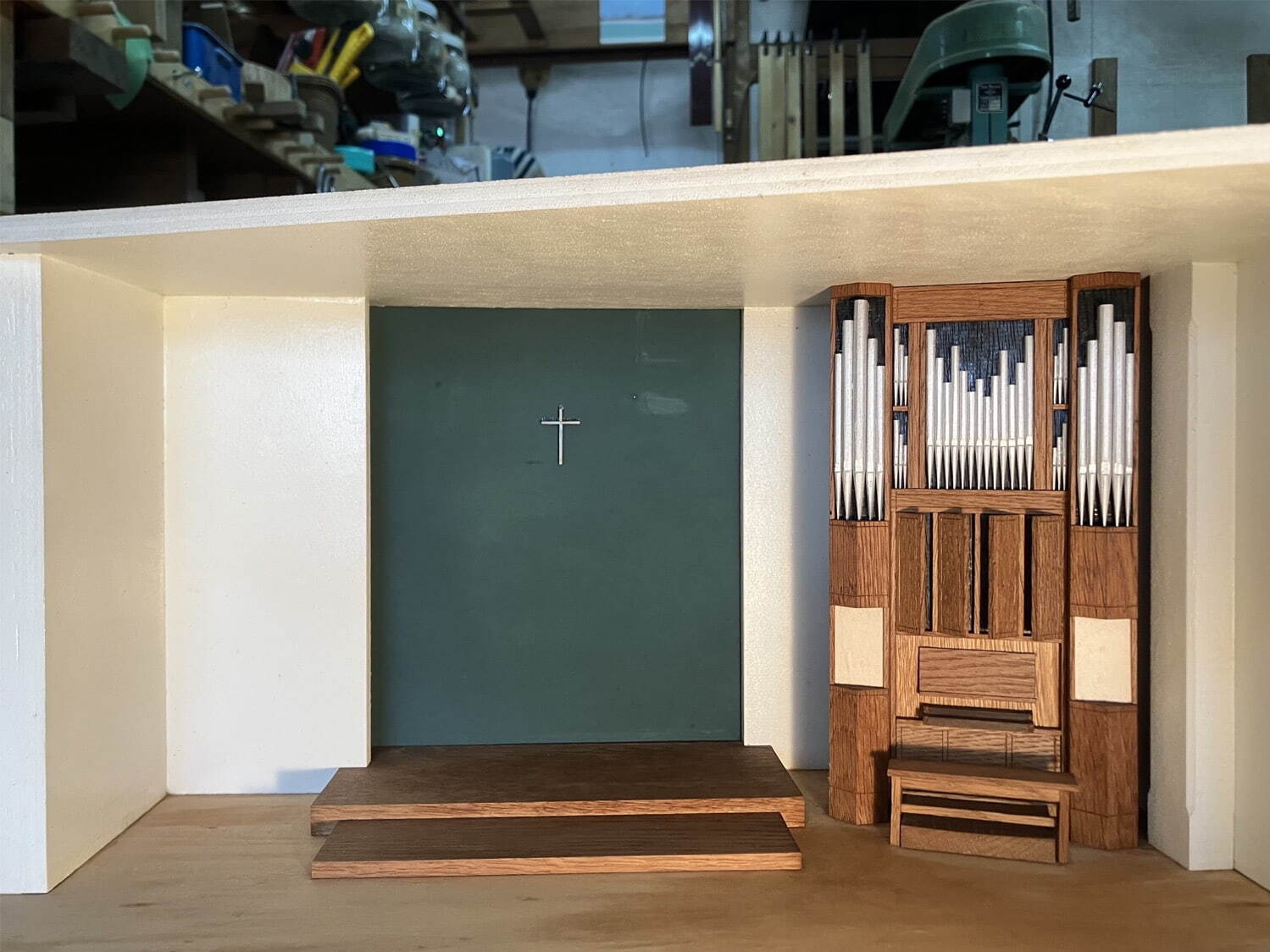 模型(「日本キリスト教団横須賀小川町教会」 神奈川県横須賀市 1986年)