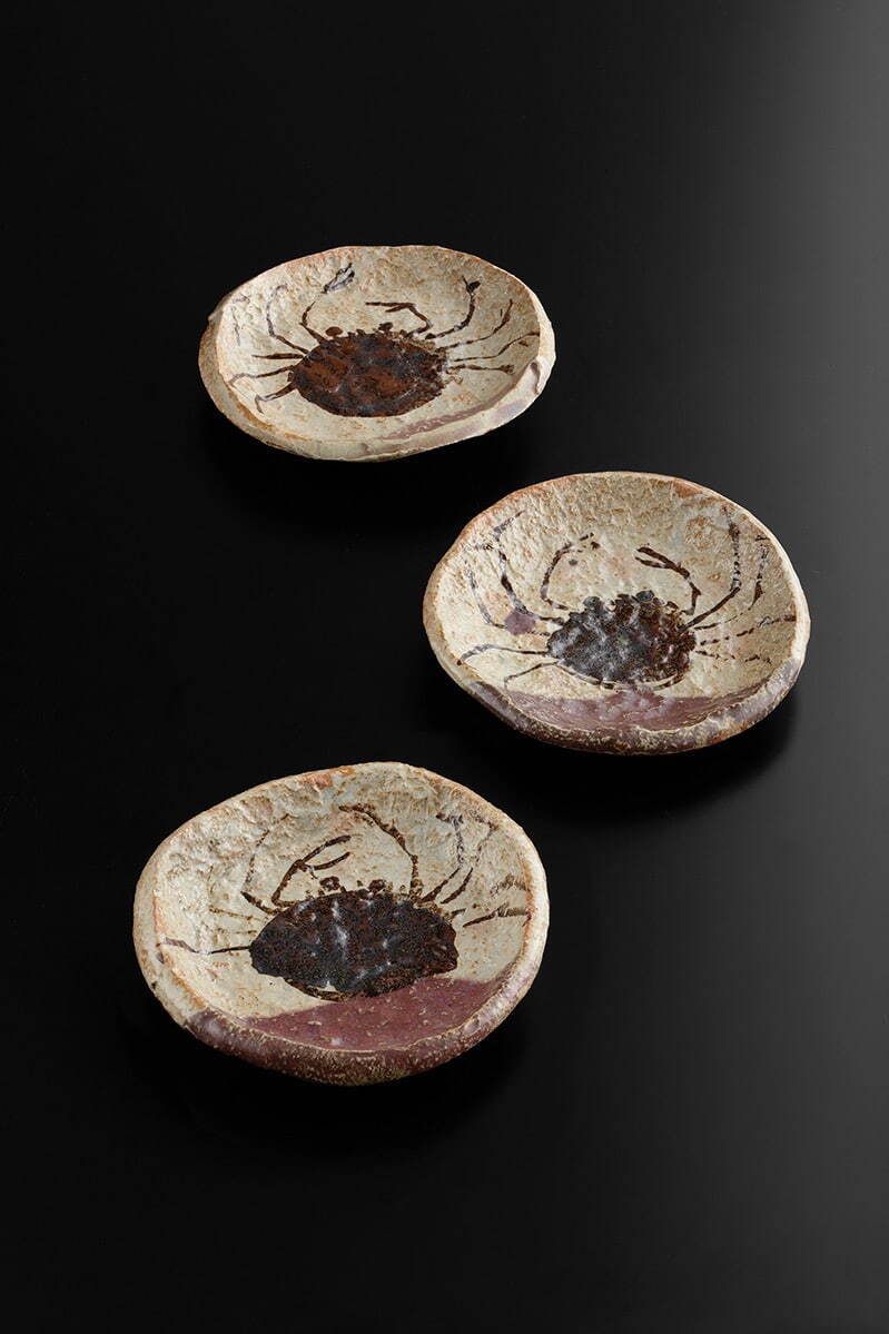 魯山人　皿2 千利休の手紙、魯山人の平向(お皿)などが高額落札。近代陶芸／古