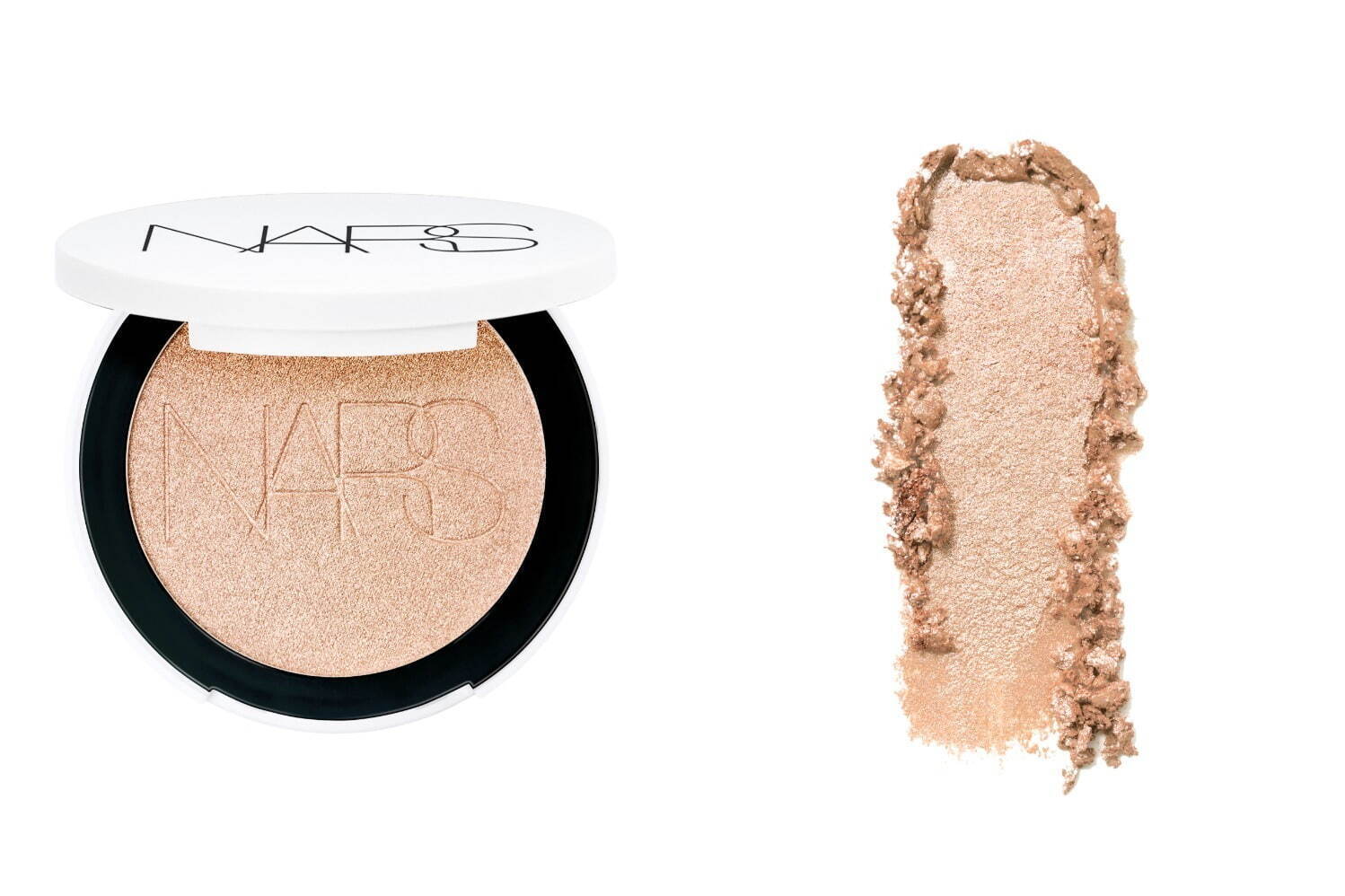 NARS25年秋ベースメイク“光を受けて輝く”ハイライター誕生、肌に溶け込むセラムinパウダー｜写真5