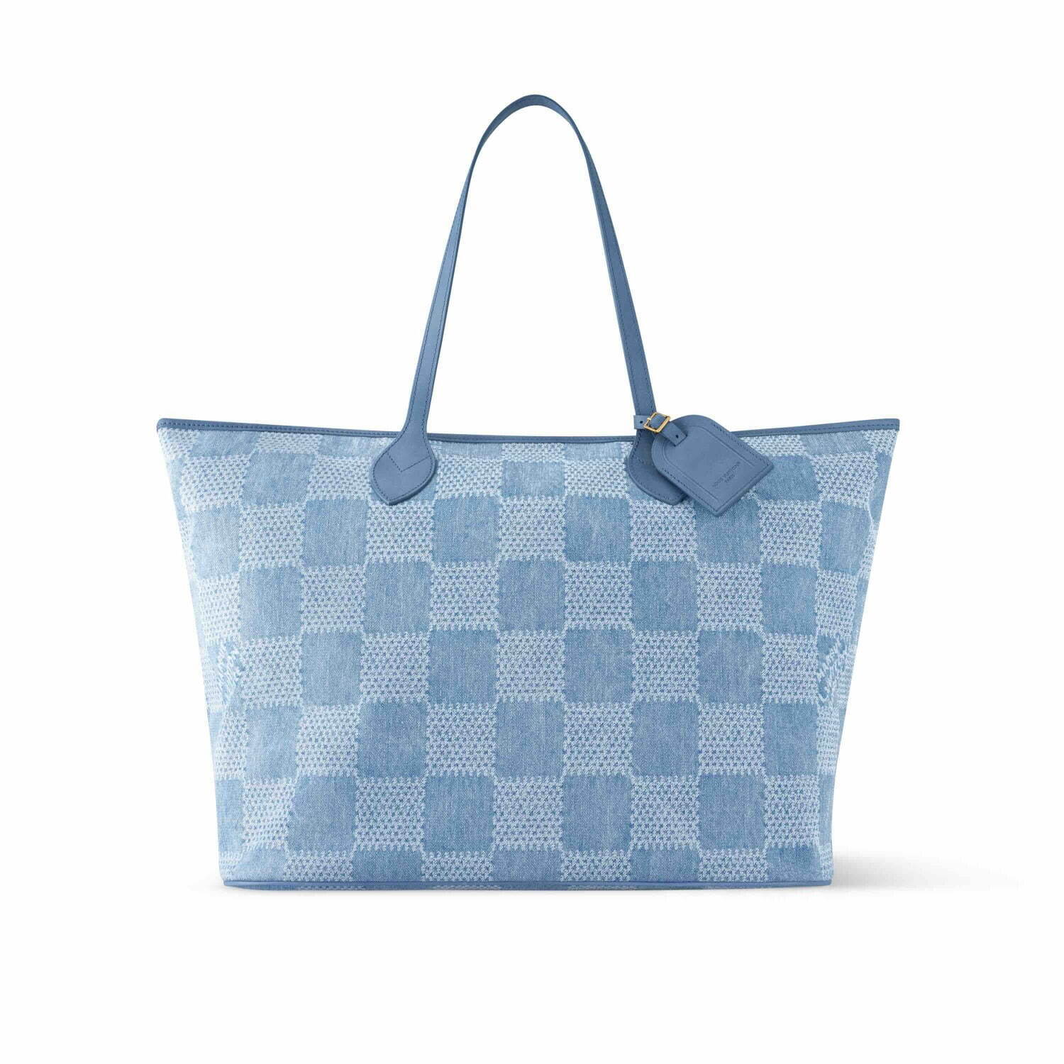 【ダミエデニムで決まり】LOUIS VUITTON★ショルダーバッグ ルイ・ヴィトン“デニム素材＆ダミエ・モチーフ”のメンズバッグ