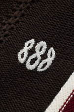 ジョウンド×ライス ナイン テンのロゴ刺繍半袖ニット、ヴィンテージサッカーウェアから着想｜写真3