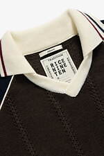 ジョウンド×ライス ナイン テンのロゴ刺繍半袖ニット、ヴィンテージサッカーウェアから着想｜写真2