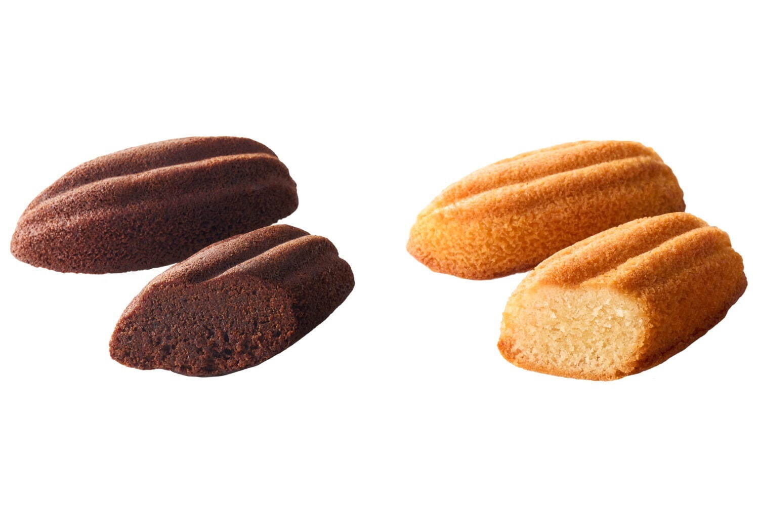 「ゴディバターズ フィナンシェ ノワール」432円、「ゴディバターズ フィナンシェ アンバー」432円