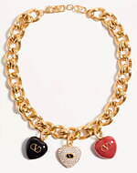 ヴァレンティノ ガラヴァーニ、“ぷっくりハート”が揺れるネックレス＆煌めくエッフェル塔チャーム｜写真1