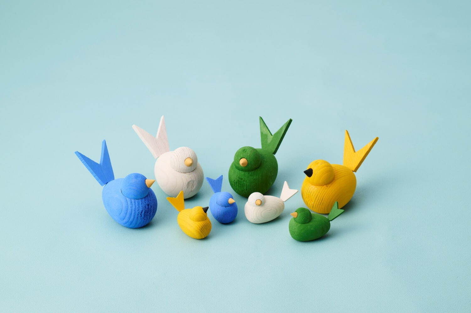 「ノルディックギフト」Lassons Trä バード S(約4.8cm) 1,210円／M(8.5cm) 1,980円
※スウェーデン製