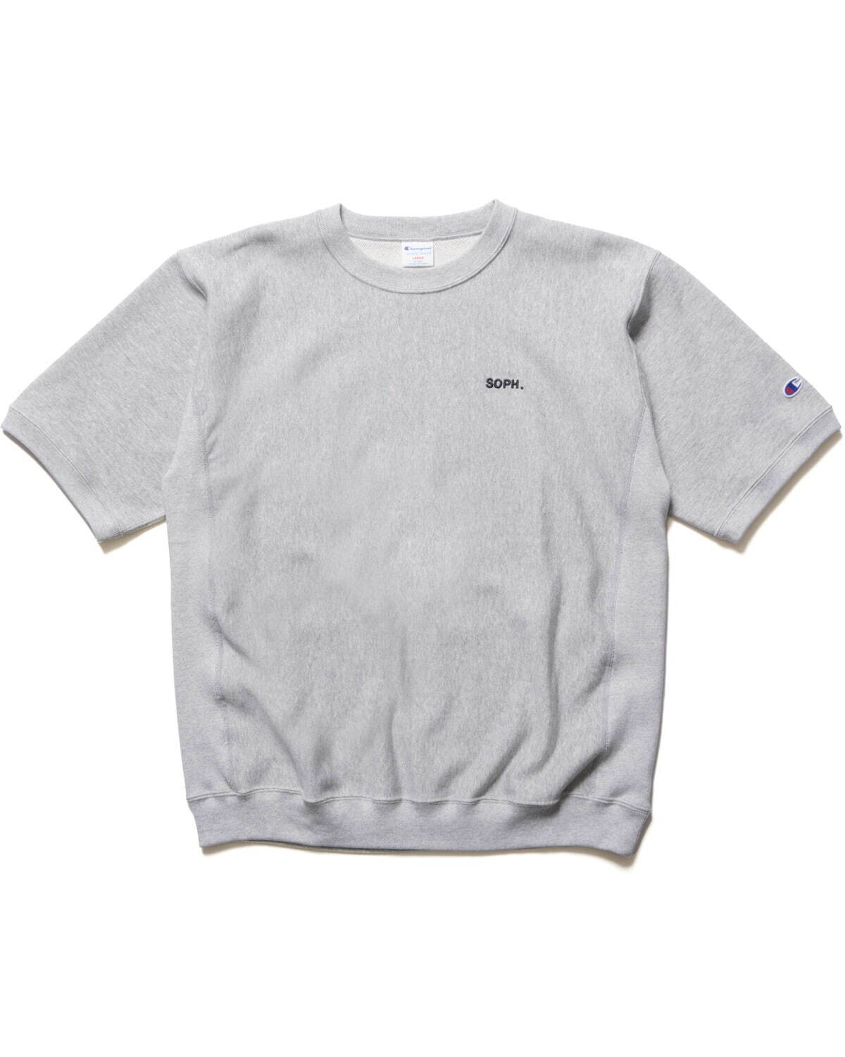 チャンピオンのソフ限定Tシャツ＆半袖スウェット、シンプルなロゴ刺繍入り｜写真5