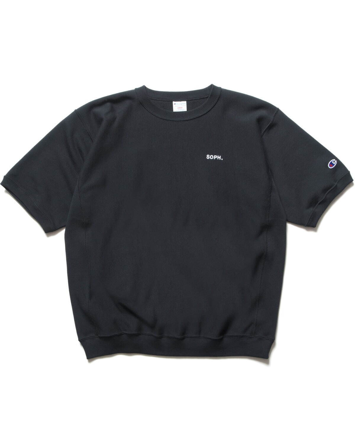 チャンピオンのソフ限定Tシャツ＆半袖スウェット、シンプルなロゴ刺繍入り｜写真4